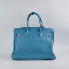 Deal of The Week - Hermes Birkin 35 Blue Jean N Square