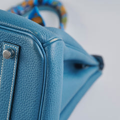 Deal of The Week - Hermes Birkin 35 Blue Jean N Square