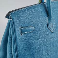 Deal of The Week - Hermes Birkin 35 Blue Jean N Square