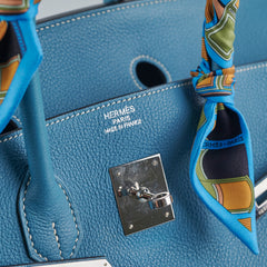 Deal of The Week - Hermes Birkin 35 Blue Jean N Square
