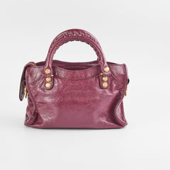 Balenciaga City Mini Burgundy