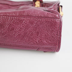 Balenciaga City Mini Burgundy