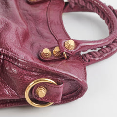 Balenciaga City Mini Burgundy
