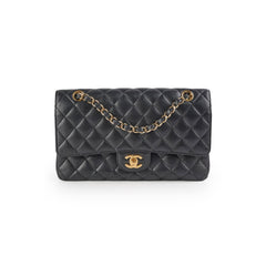 ITEM 21 - Chanel Caviar Medium/Large Double Classic Flap Black