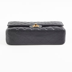 ITEM 21 - Chanel Caviar Medium/Large Double Classic Flap Black