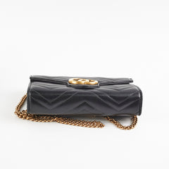 Gucci Marmont Wallet on Chain WOC Black