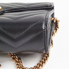 Gucci Marmont Wallet on Chain WOC Black