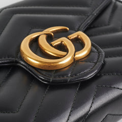 Gucci Marmont Wallet on Chain WOC Black