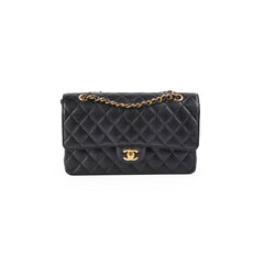 Chanel Caviar Medium/Large Double Classic Flap Black 2022