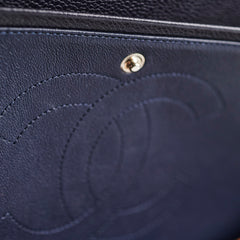 Chanel Jumbo Classic Double Flap Caviar Purple