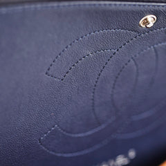 Chanel Jumbo Classic Double Flap Caviar Purple