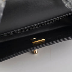 Chanel Mini Rectangular Lambskin Black Crossbody Bag