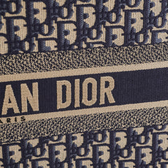 Christian DIor Large Book Tote Navy