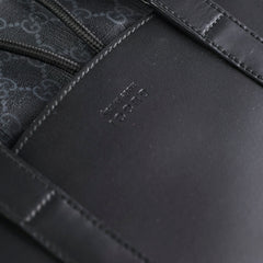 Gucci Black Monogram Backpack