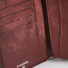 Chanel Long Quilted Black Wallet