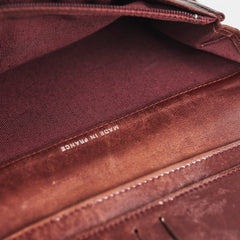 Chanel Long Quilted Black Wallet