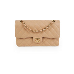 Chanel Medium/Large Double Classic Flap Beige HOLD