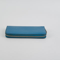 Louis Vuitton Long Zippy Epi Blue Wallet