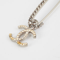 Chanel Crystal Brooch silver