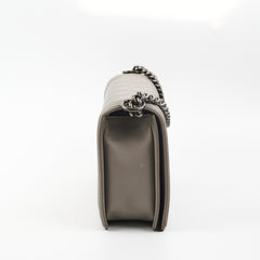 Chanel New Boy Lambskin Grey