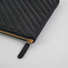 Chanel Large O Case Goatskin Black