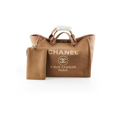 Deal of The Week - Chanel Medium Deauville Beige Tote Microchipped