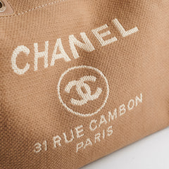 Deal of The Week - Chanel Medium Deauville Beige Tote Microchipped