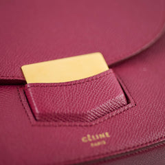 Celine Small Troutter Bag Red