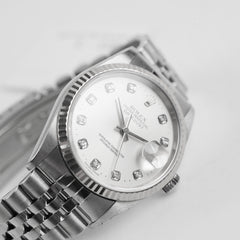 Rolex Datejust 36MM Diamond Dial Watch