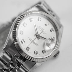Rolex Datejust 36MM Diamond Dial Watch