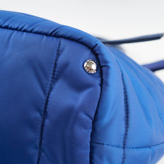 Prada Tessuto Blue Bomber Tote