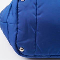 Prada Tessuto Blue Bomber Tote