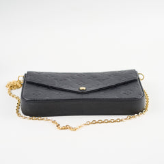 Louis Vuitton Pochette Felice Black Empreinte