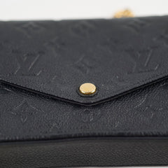 Louis Vuitton Pochette Felice Black Empreinte