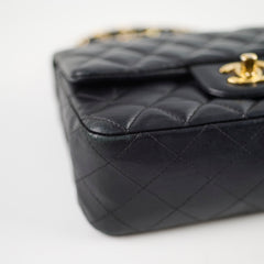 Chanel Mini Rectangle Black Lambskin Serial 23