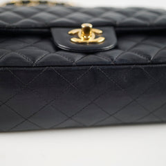Chanel Mini Rectangle Black Lambskin Serial 23