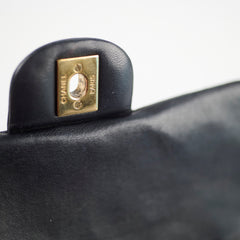 Chanel Mini Rectangle Black Lambskin Serial 23