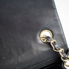 Chanel Mini Rectangle Black Lambskin Serial 23
