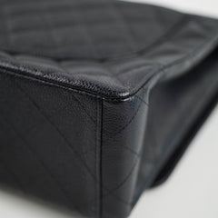 Chanel Caviar Maxi Single Flap in Black