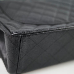 Chanel Caviar Maxi Single Flap in Black