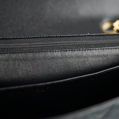 Chanel Caviar Maxi Single Flap in Black