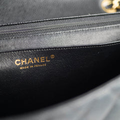 Chanel Caviar Maxi Single Flap in Black