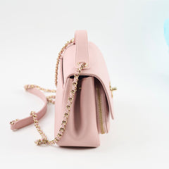 Chanel Small Business Affinity Light Pink Caviar