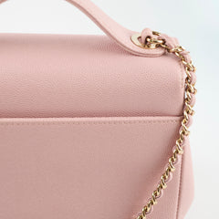 Chanel Small Business Affinity Light Pink Caviar