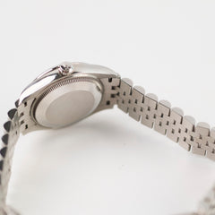 Rolex Watch Datejust 31mm Stainless Steel Smooth Bezel Mint Green Index Dial