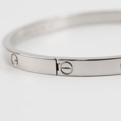 Cartier Free Love Gold Bracelet Small Model White Gold Size 16