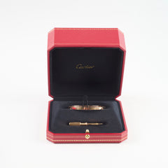Cartier Free Love Gold Bracelet Small Model Rose Gold Size 16