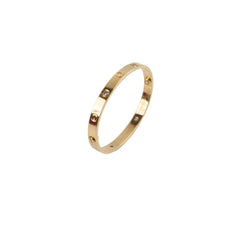 Cartier Love Bracelet 4 Diamonds Classic Model Yellow Gold - Size 17