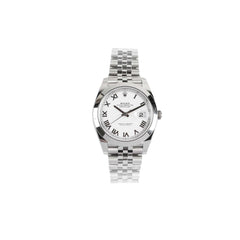Rolex Datejust Oyster Perpectual 41mm White Face Watch 2025
