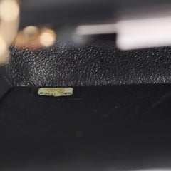 Chanel Mini Rectangle Black Lambskin Chevron